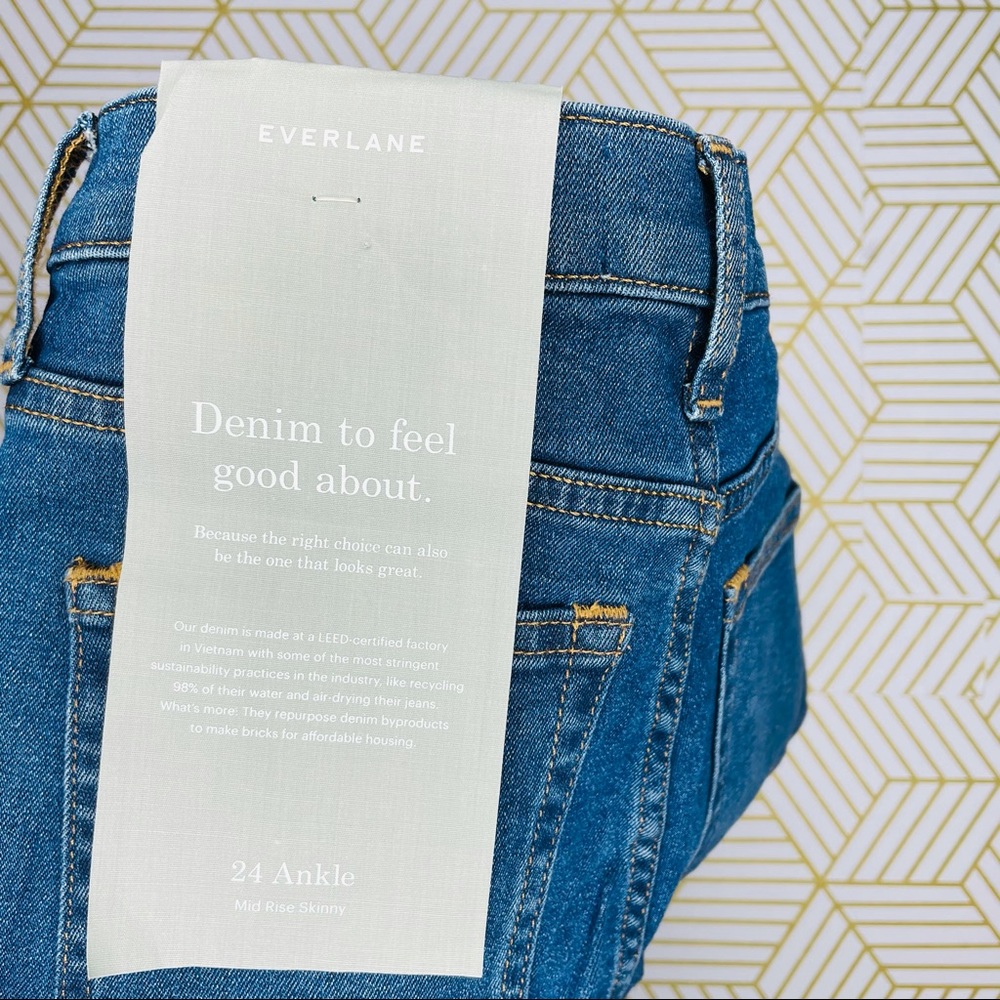 Everlane Mid Rise Skinny Ankle jeans - Picture 5 of 7